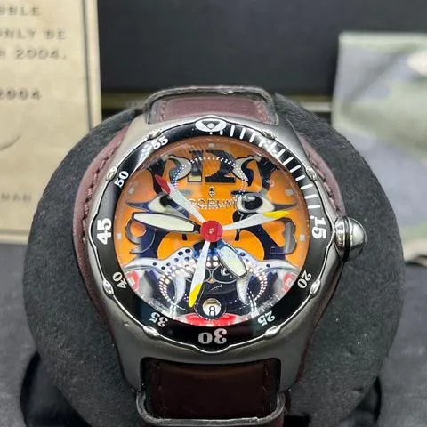 Corum Bubble 285.180.20 45mm Stainless steel Orange