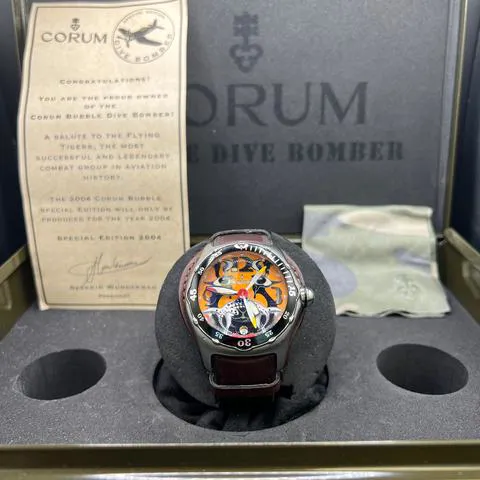 Corum Bubble 285.180.20 45mm Stainless steel Orange 1