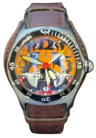 Corum Bubble 285.180.20 45mm Stainless steel Orange 9