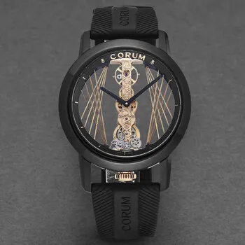 Corum Golden Bridge 113.955.95/F371 CA55R 43mm Titanium Gold 3