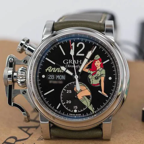 Graham Chronofighter Vintage Nose Art "Anna" 2CVAS.B22A 44mm Stainless steel Artistic dial