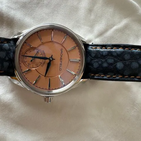 Grönefeld 1941 39.5mm Stainless steel Orange