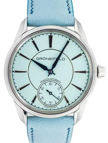 Grönefeld 1941 39.5mm Stainless steel Turquoise