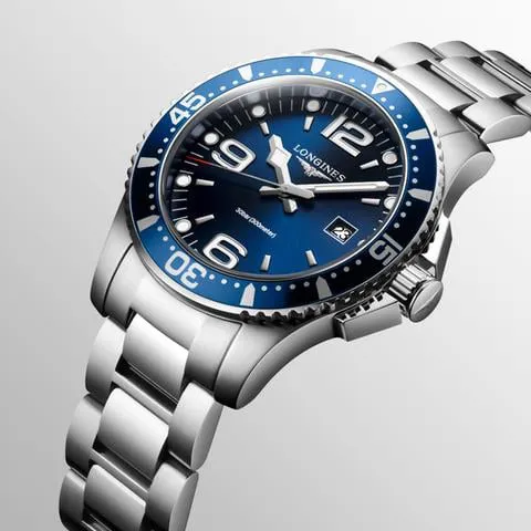 Longines HydroConquest L3.730.4.96.6 39mm Stainless steel Blue 1