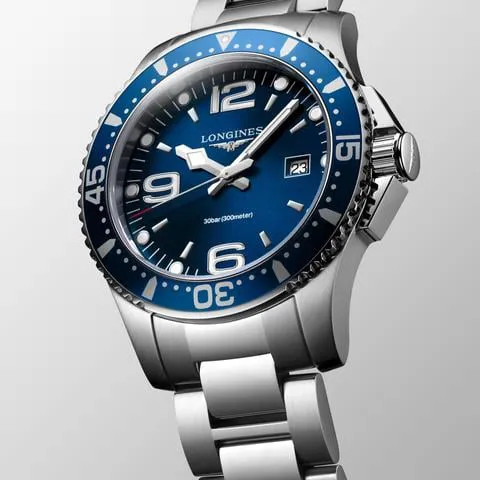 Longines HydroConquest L3.730.4.96.6 39mm Stainless steel Blue 3