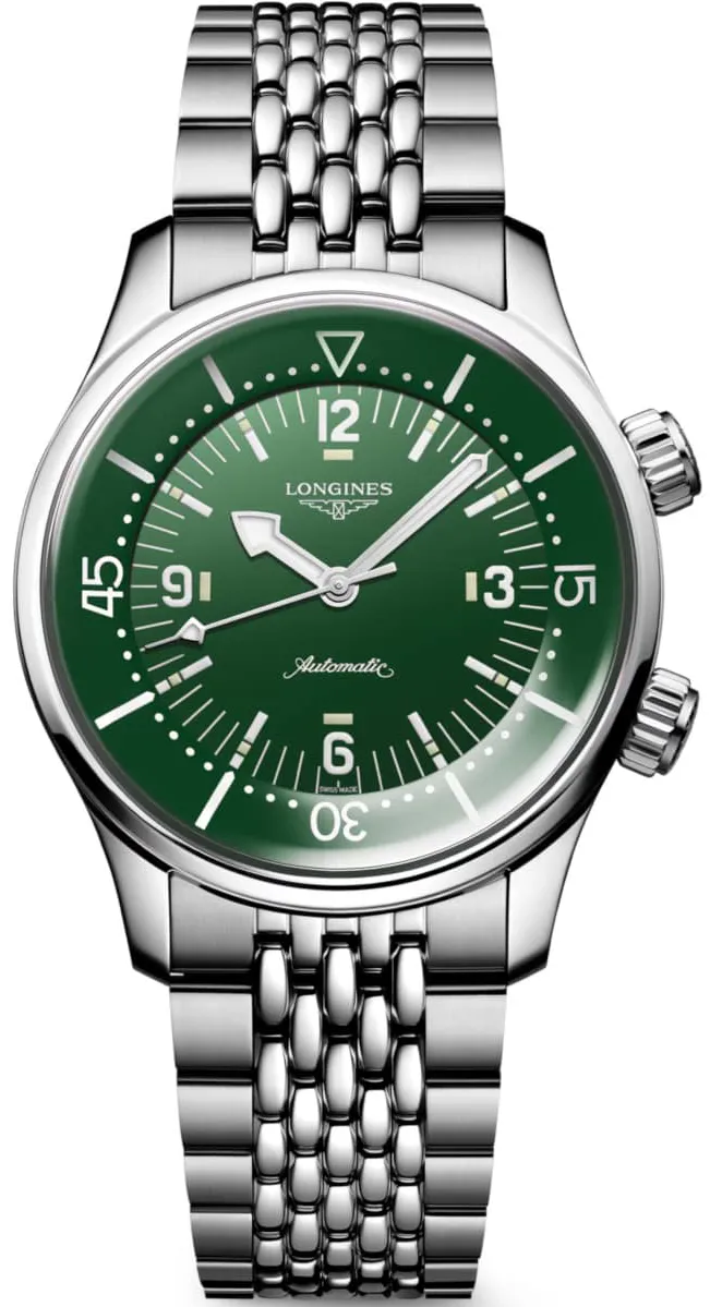 Longines Legend Diver L3.764.4.06.6 39mm Stainless steel Green