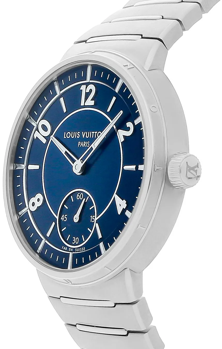 Louis Vuitton Tambour W1ST20 40mm Stainless steel Blue 1