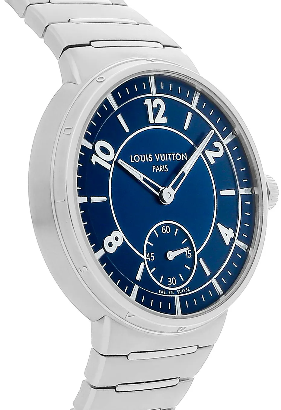 Louis Vuitton Tambour W1ST20 40mm Stainless steel Blue 2