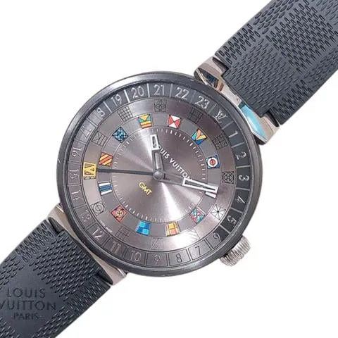 Louis Vuitton QA097 44mm Stainless steel Gray