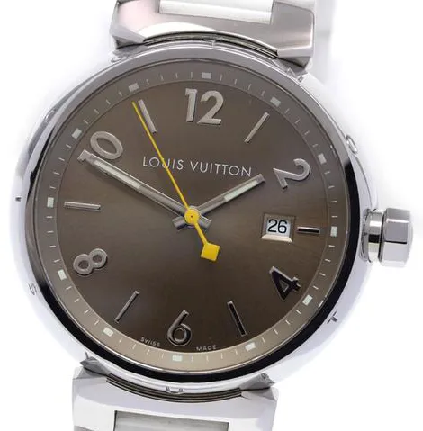 Louis Vuitton Q1112 39mm Stainless steel Brown