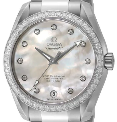 Omega Aqua Terra 231.15.39.21.55.001 38mm Stainless steel White