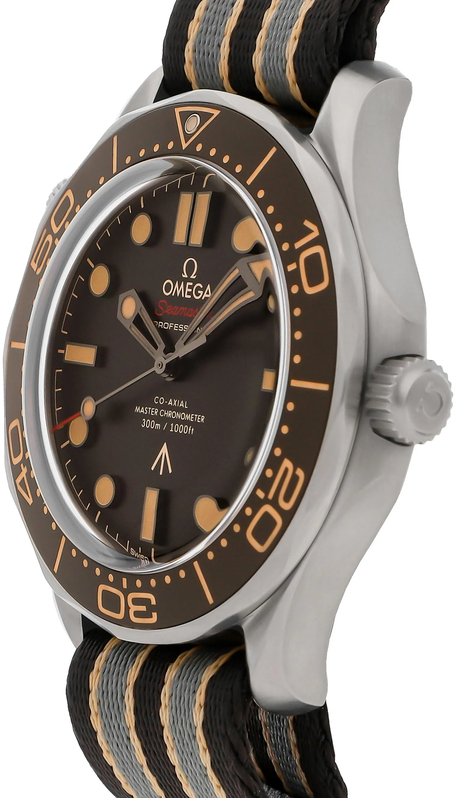 Omega Seamaster Diver 300M 210.90.42.20.01.001 42mm Titanium Brown 1