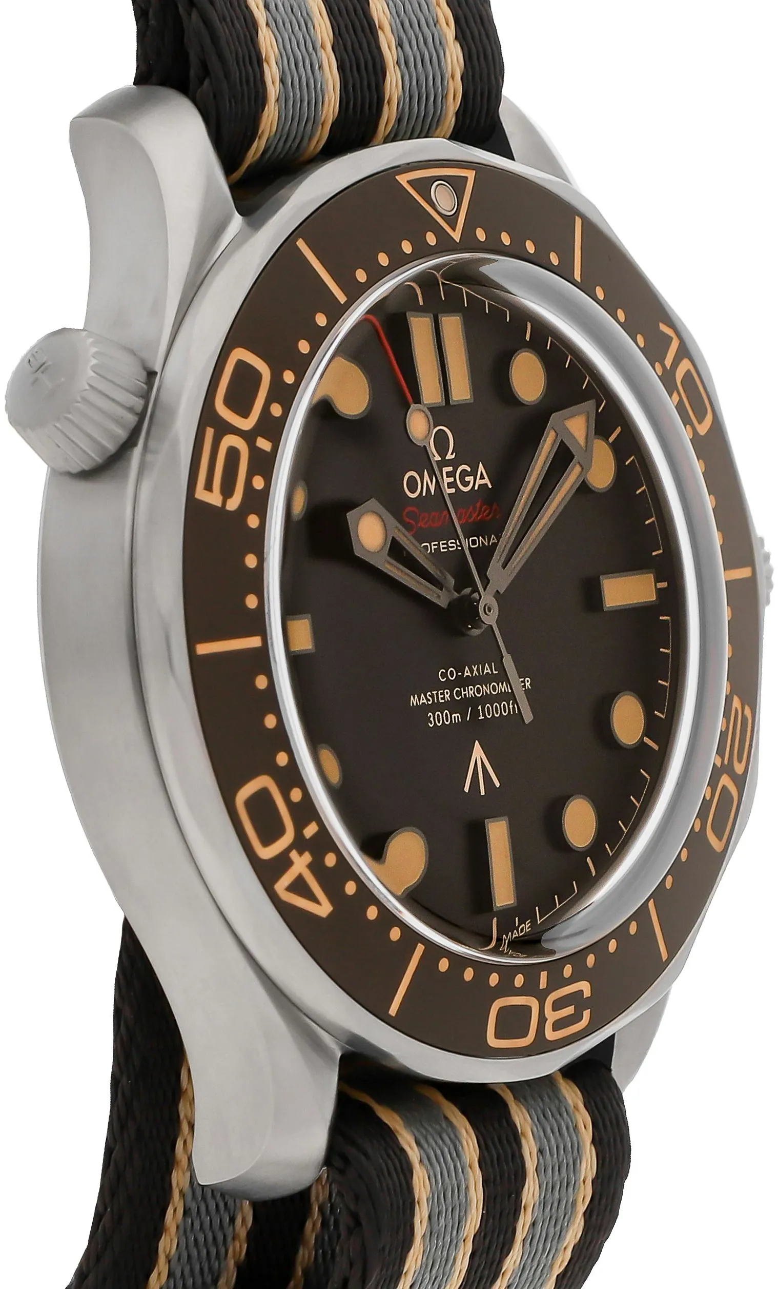 Omega Seamaster Diver 300M 210.90.42.20.01.001 42mm Titanium Brown 2