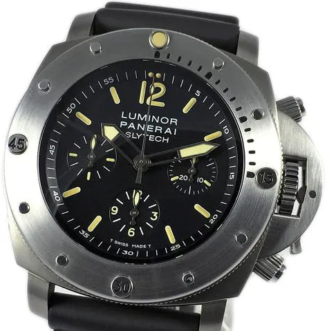 Panerai Luminor Submersible 1950 Chrono Slytech PAM 00202 47mm Titanium Black