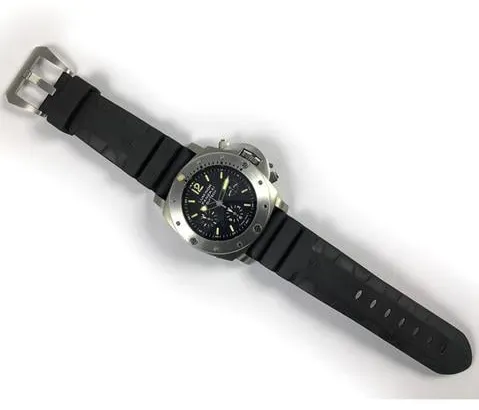 Panerai Luminor Submersible 1950 Chrono Slytech PAM 00202 47mm Titanium Black 5