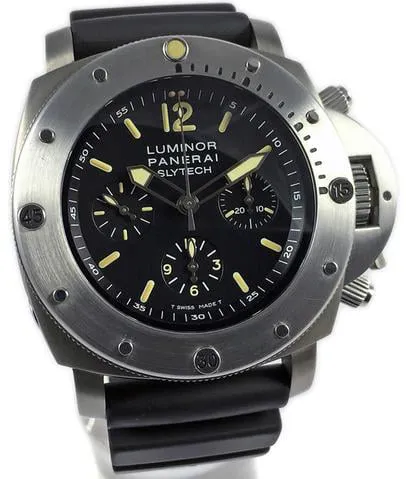 Panerai Luminor Submersible 1950 Chrono Slytech PAM 00202 47mm Titanium Black 7