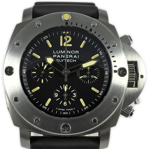 Panerai Luminor Submersible 1950 Chrono Slytech PAM 00202 47mm Titanium Black 10