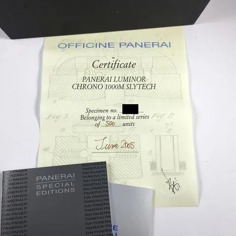 Panerai Luminor Submersible 1950 Chrono Slytech PAM 00202 47mm Titanium Black 13