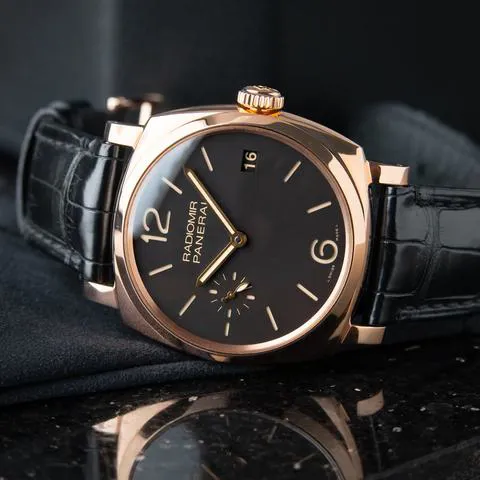 Panerai Radiomir 1940 PAM 00515 47mm Rose gold Brown