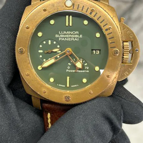 Panerai Submersible PAM 00507 47mm Titanium Green