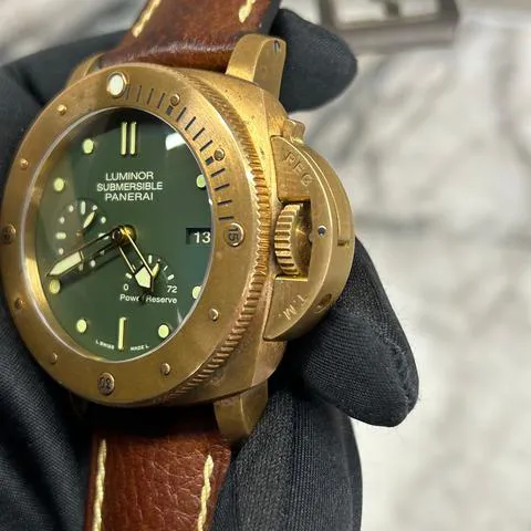 Panerai Submersible PAM 00507 47mm Titanium Green 4