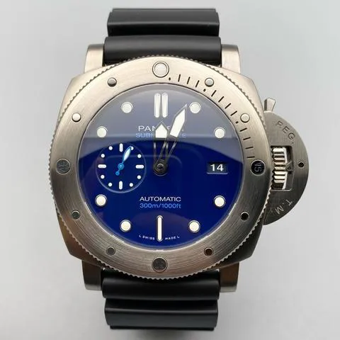 Panerai Submersible PAM 00692 47mm Titanium Blue 1