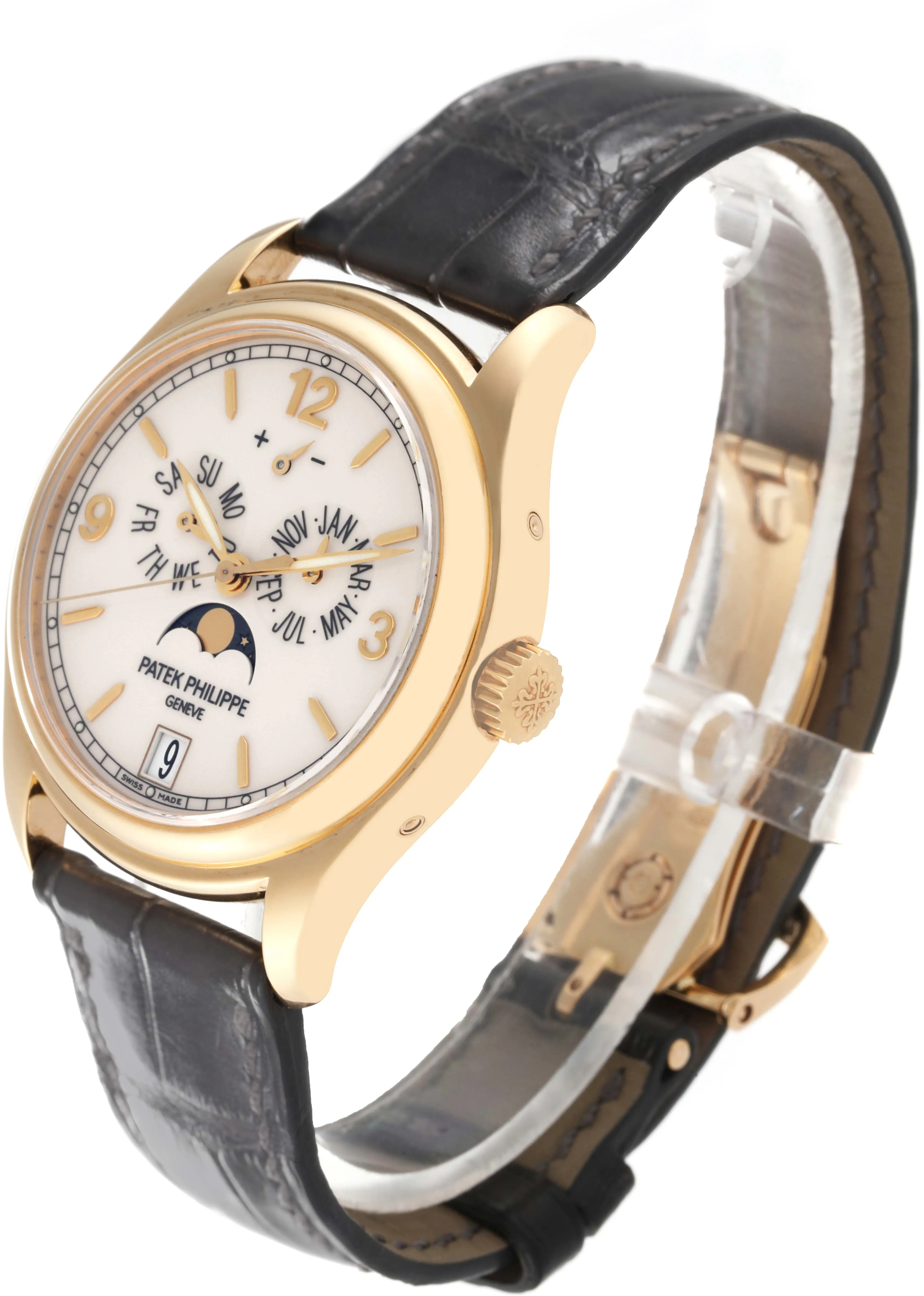 Patek Philippe Annual Calendar 5146J 39mm Yellow gold and 18k yellow gold Cream 3