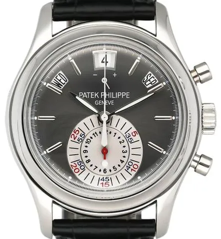 Patek Philippe Annual Calendar Chronograph 5960P-001 40.5mm Platinum Gray