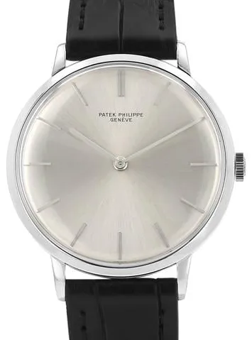 Patek Philippe Calatrava 3468 33mm White gold Silver