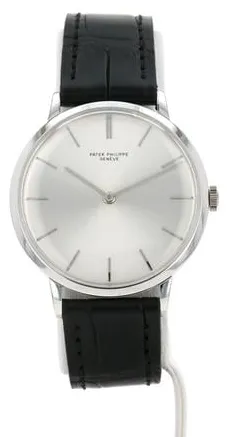 Patek Philippe Calatrava 3468 33mm White gold Silver 1