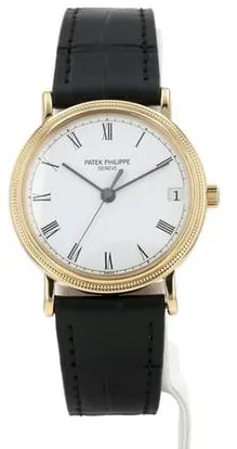 Patek Philippe Calatrava 3802 33mm Yellow gold White 1