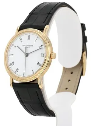 Patek Philippe Calatrava 3802 33mm Yellow gold White 4