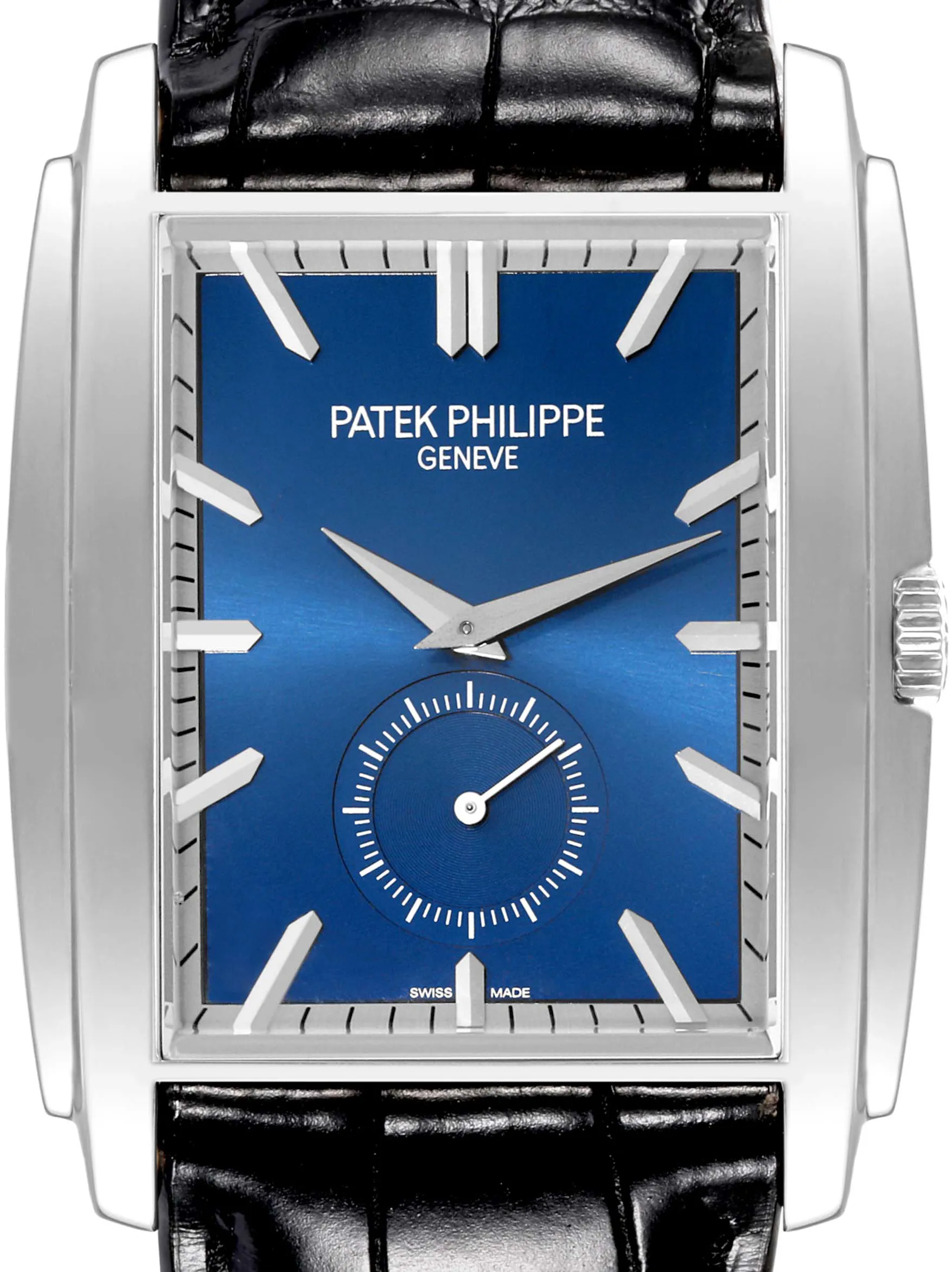 Patek Philippe Gondolo 5124G-011 43mm White gold and 18k white gold Blue