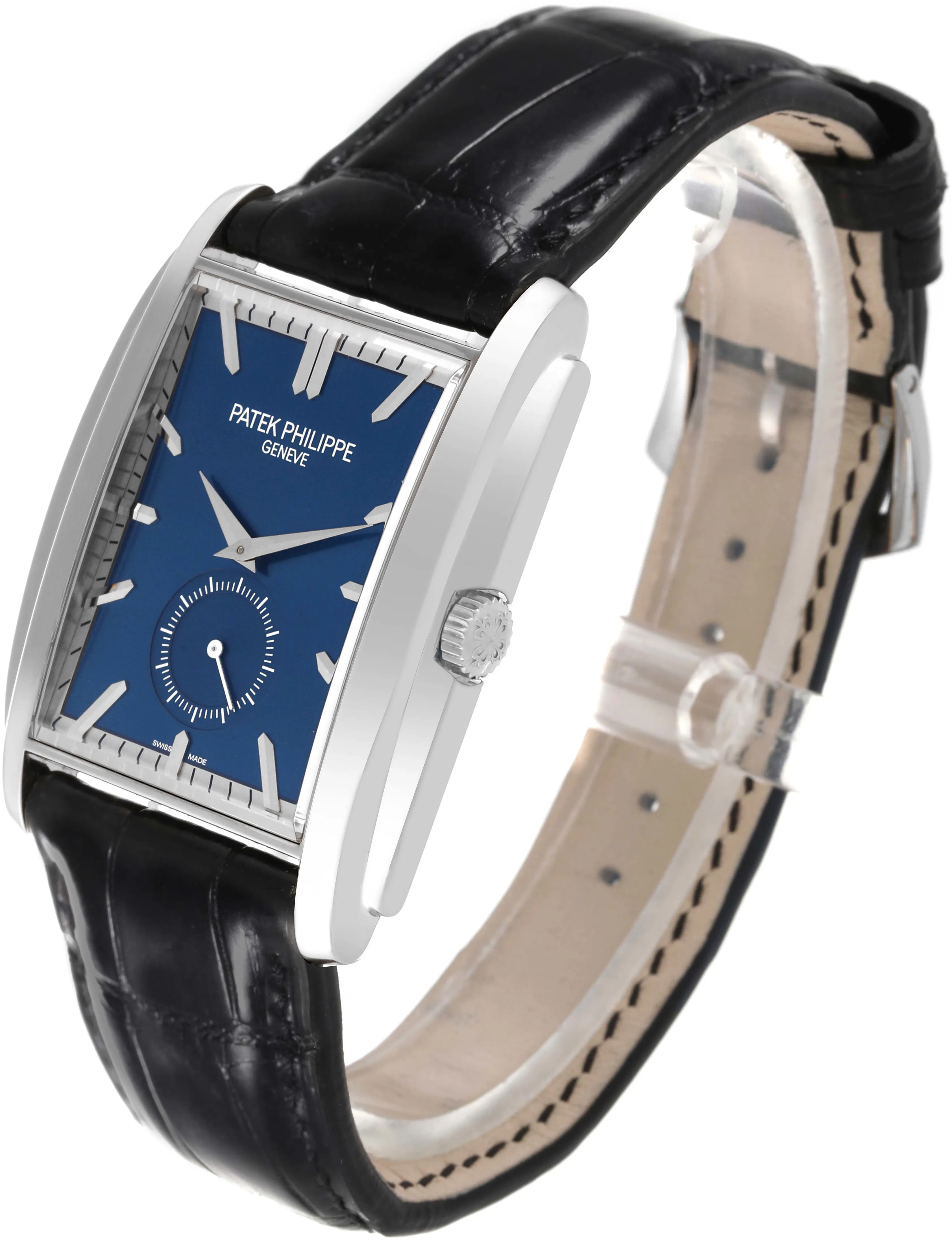 Patek Philippe Gondolo 5124G-011 43mm White gold and 18k white gold Blue 3