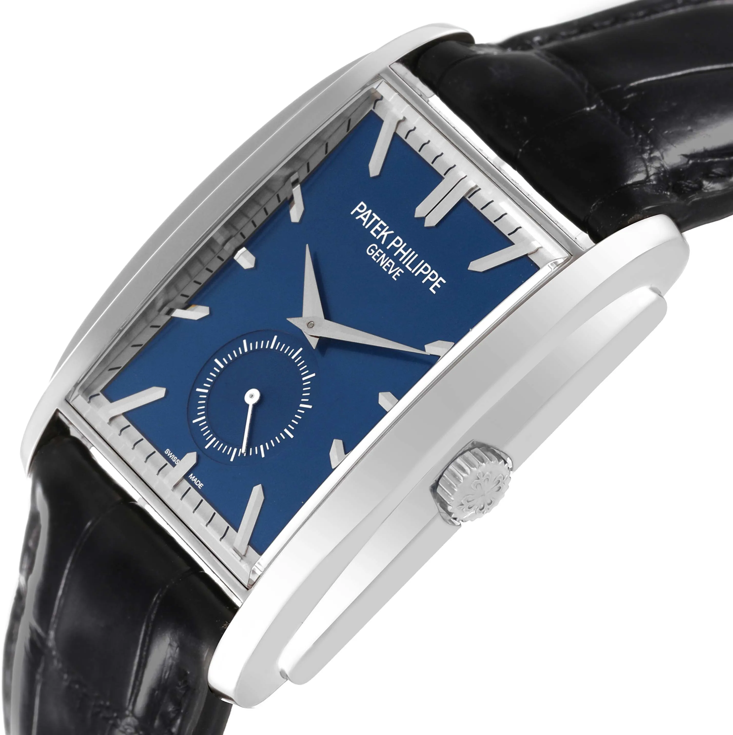 Patek Philippe Gondolo 5124G-011 43mm White gold and 18k white gold Blue 4