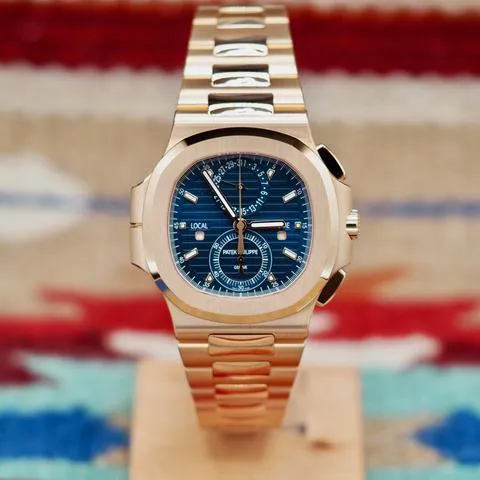 Patek Philippe Nautilus 5990/1R-001 40.5mm Rose gold Blue