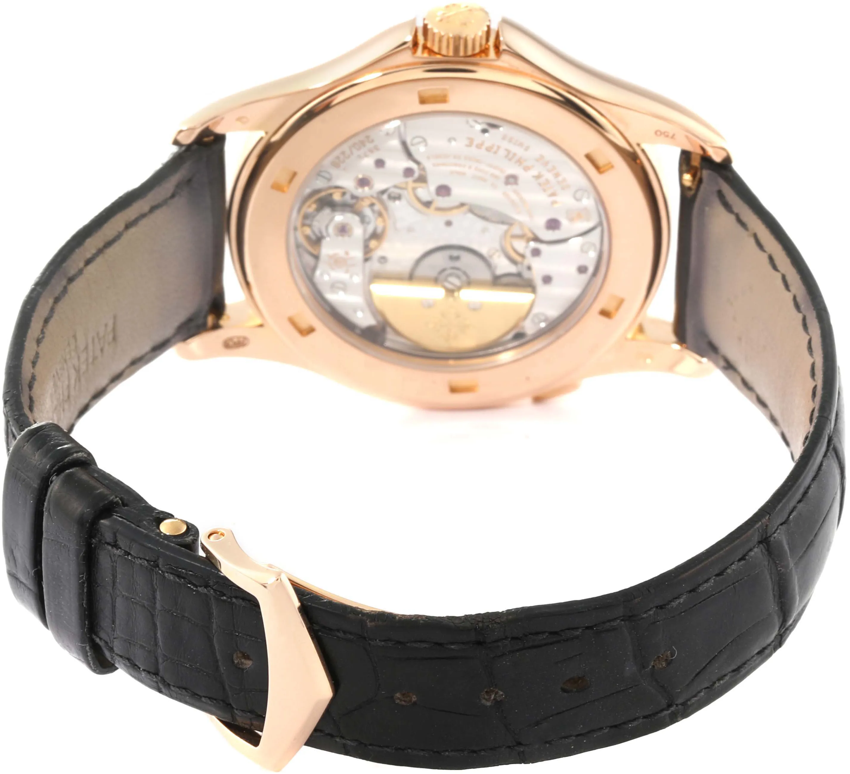 Patek Philippe World Time 5130R-001 39.5mm Rose gold and 18k rose gold Silver 7