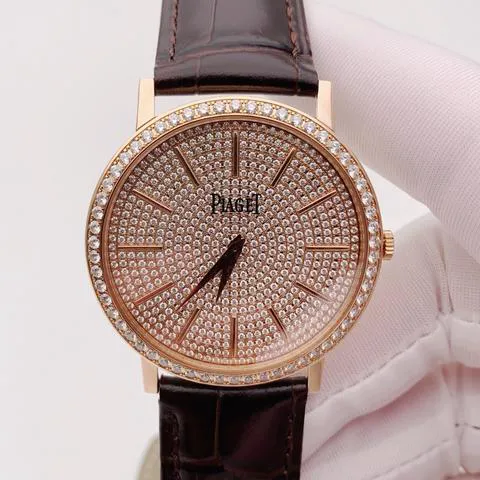 Piaget Altiplano G0A31114 38mm Rose gold Silver