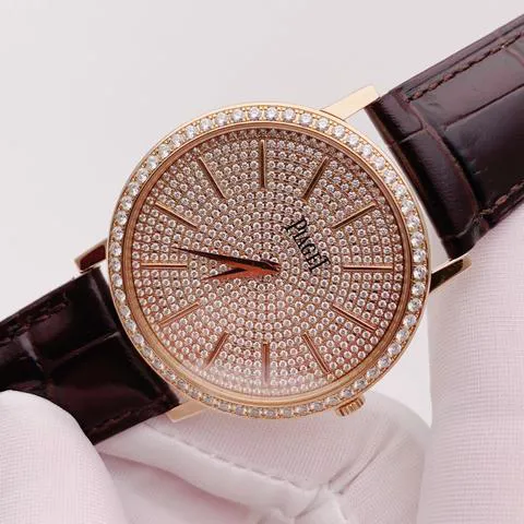 Piaget Altiplano G0A31114 38mm Rose gold Silver 1