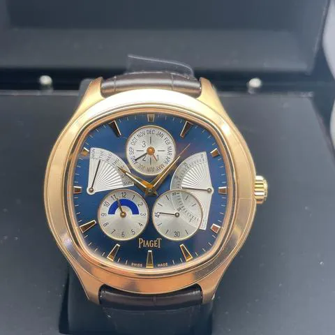 Piaget Emperador G0A33019 46.5mm Rose gold Blue