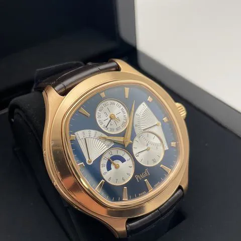 Piaget Emperador G0A33019 46.5mm Rose gold Blue 4