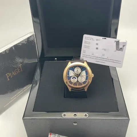 Piaget Emperador G0A33019 46.5mm Rose gold Blue 6