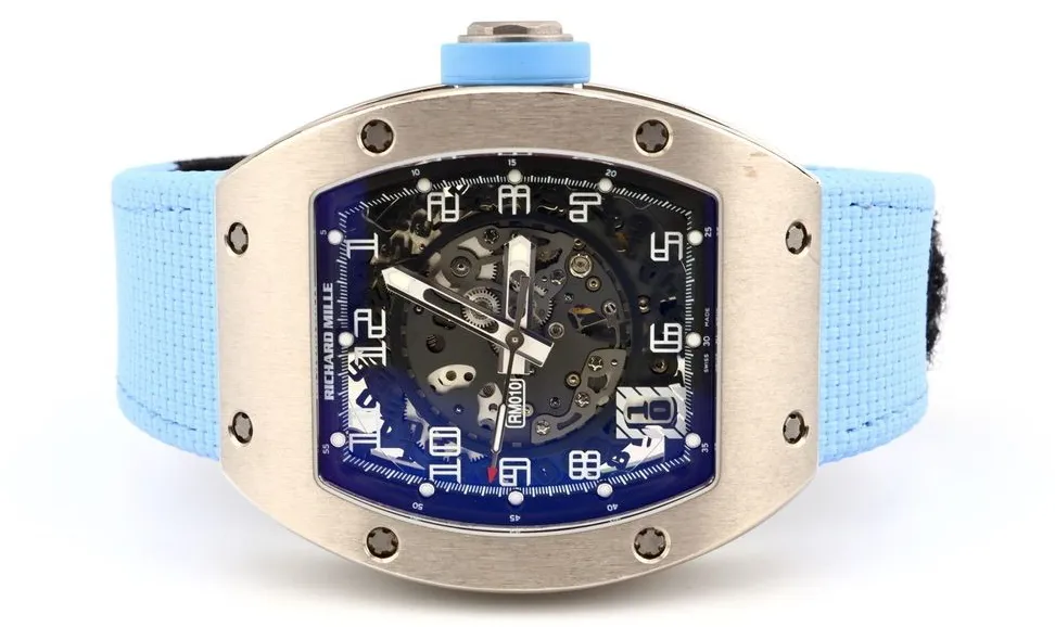 Richard Mille RM 010 RM 010 40mm White gold Transparent 9