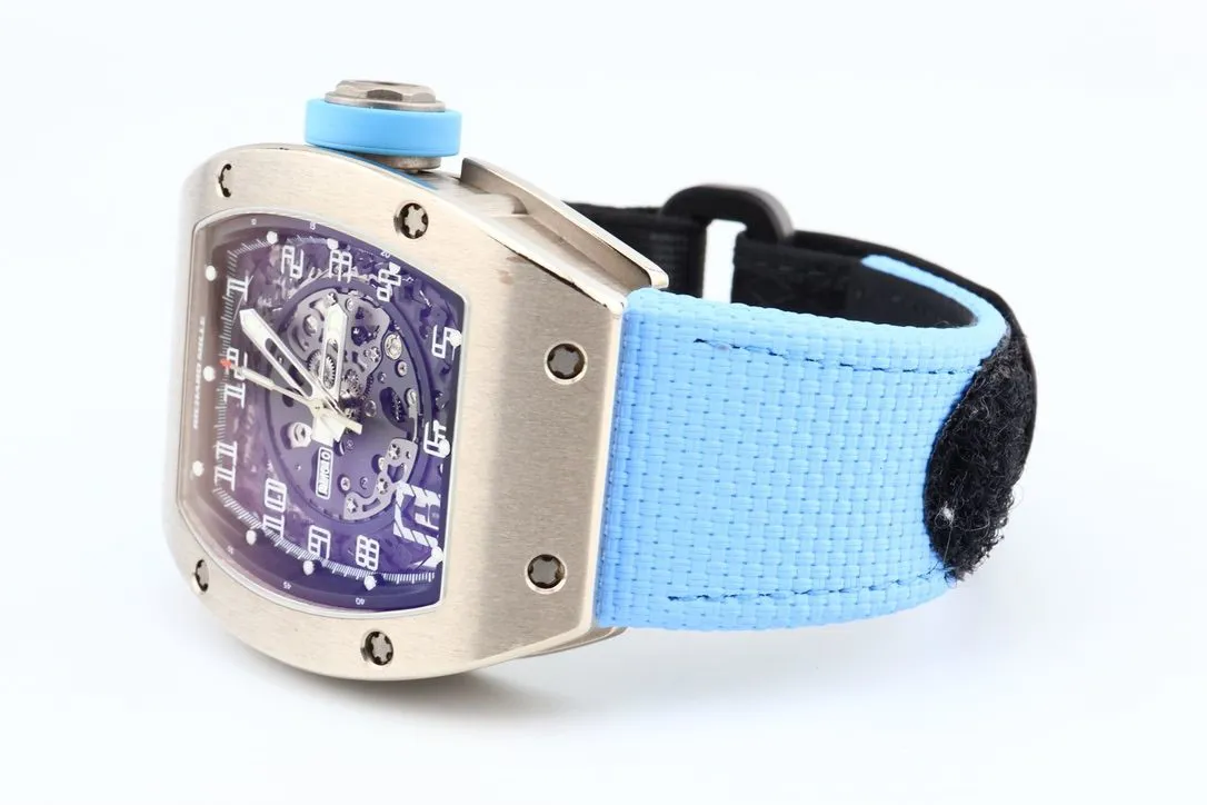 Richard Mille RM 010 RM 010 40mm White gold Transparent 10