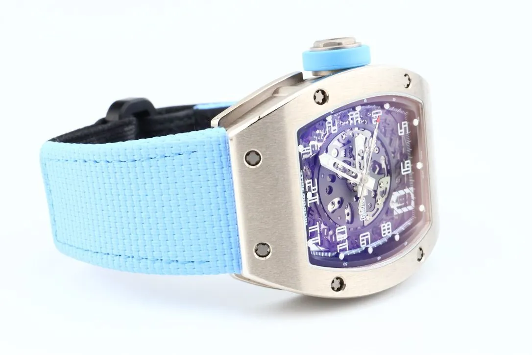 Richard Mille RM 010 RM 010 40mm White gold Transparent 11