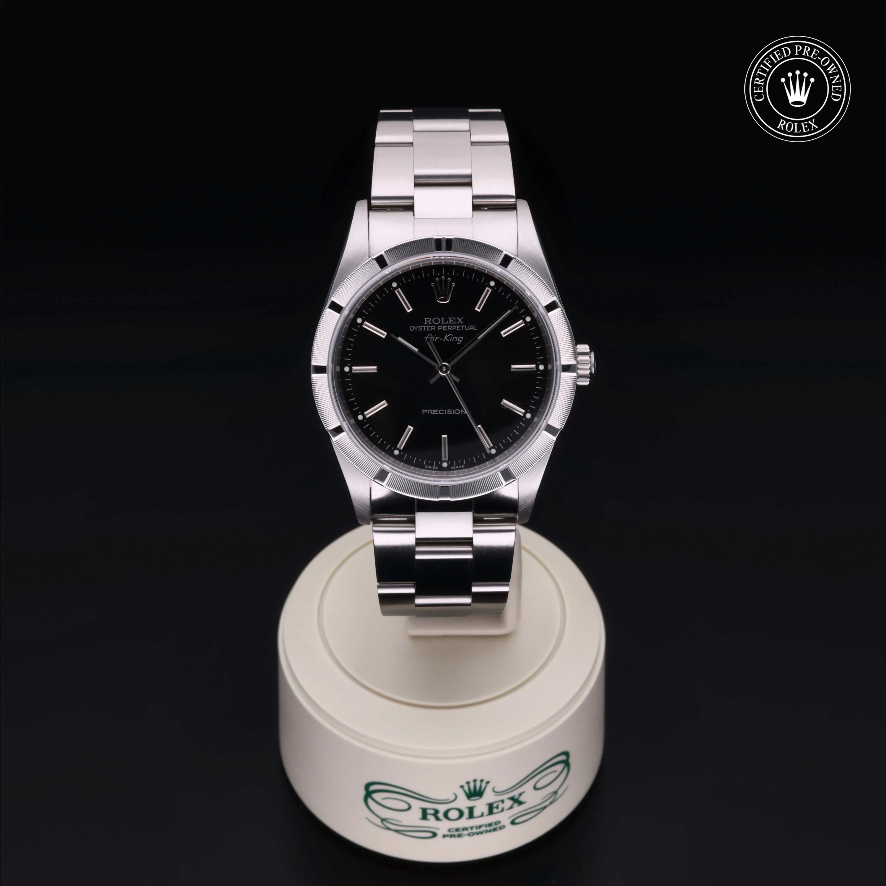 Rolex Air King 14010 34mm Stainless steel Black 1