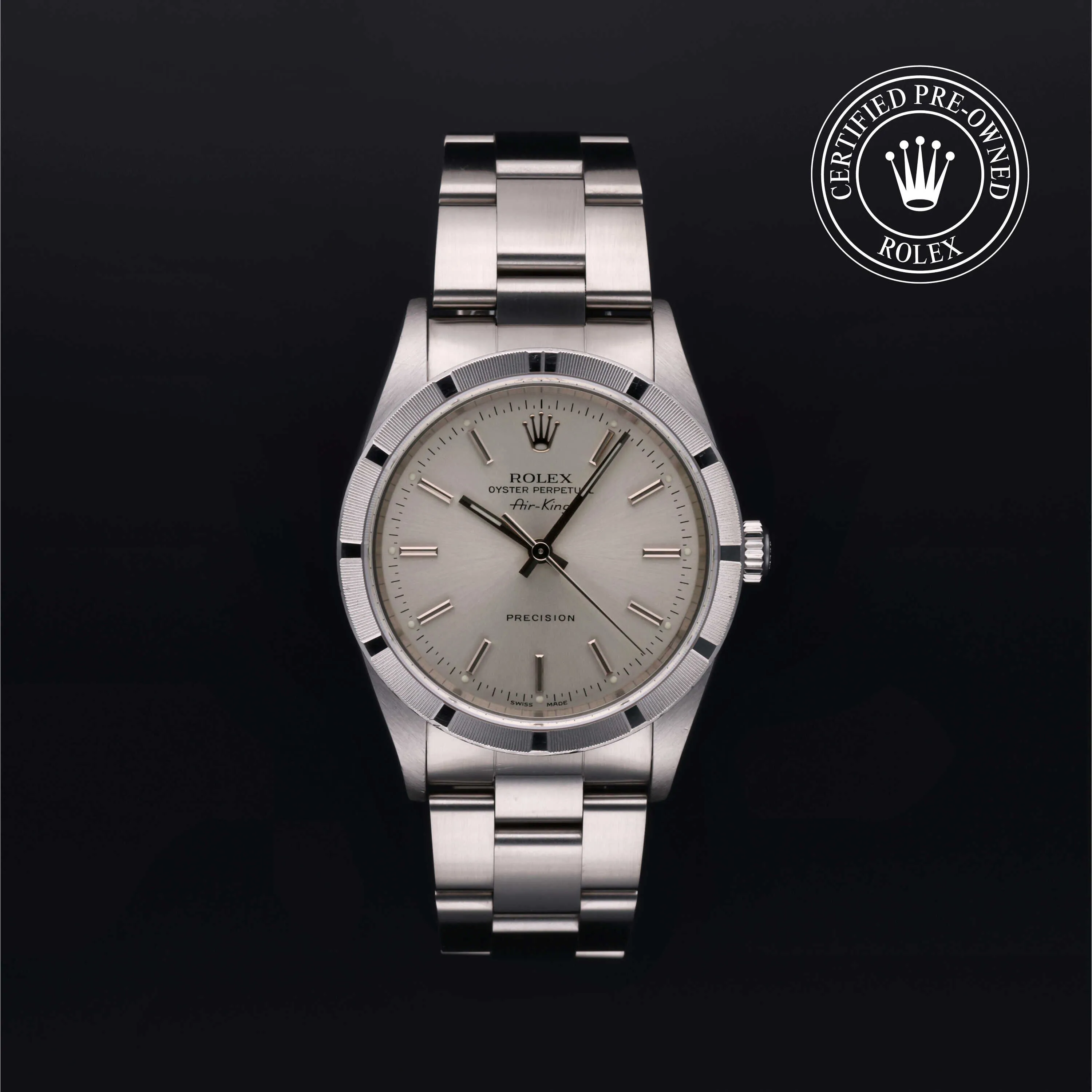 Rolex Air King 14010 34mm Stainless steel Silver