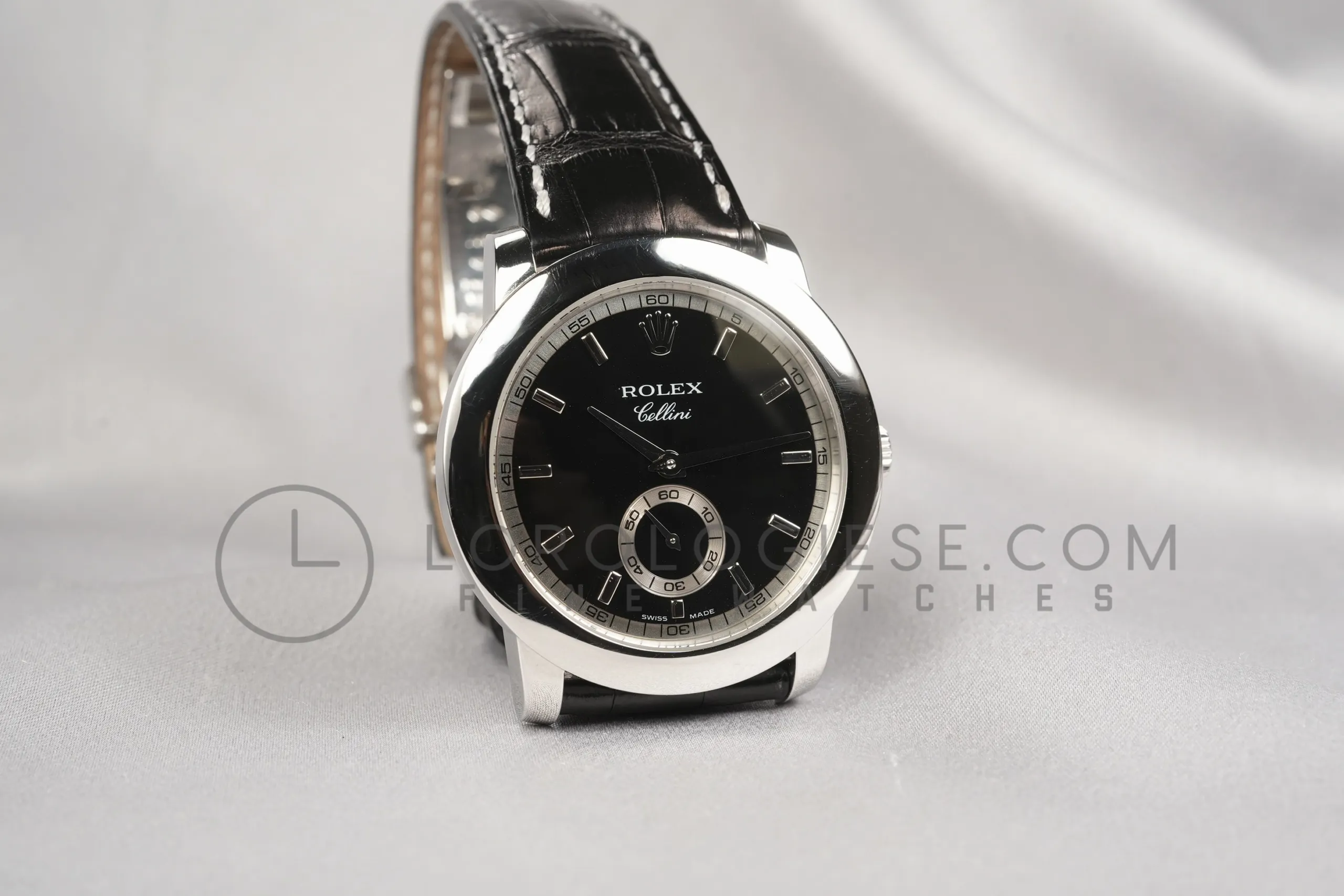 Rolex Cellini Cellinium 5241 38mm Platinum Black 2