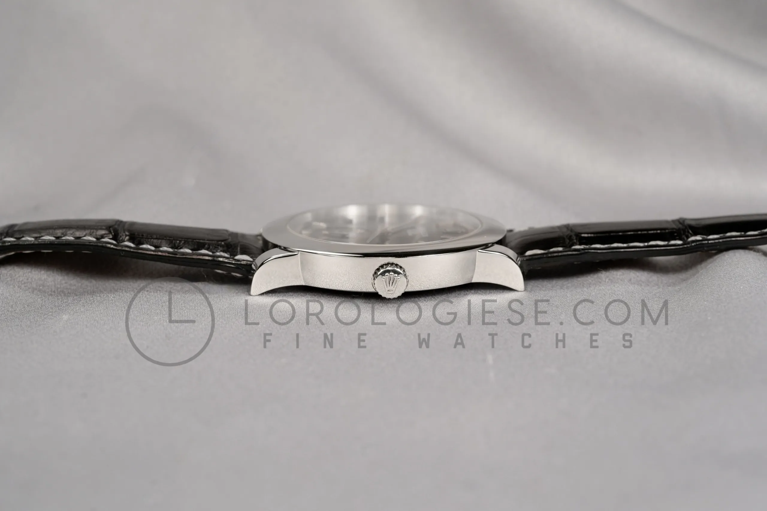 Rolex Cellini Cellinium 5241 38mm Platinum Black 9