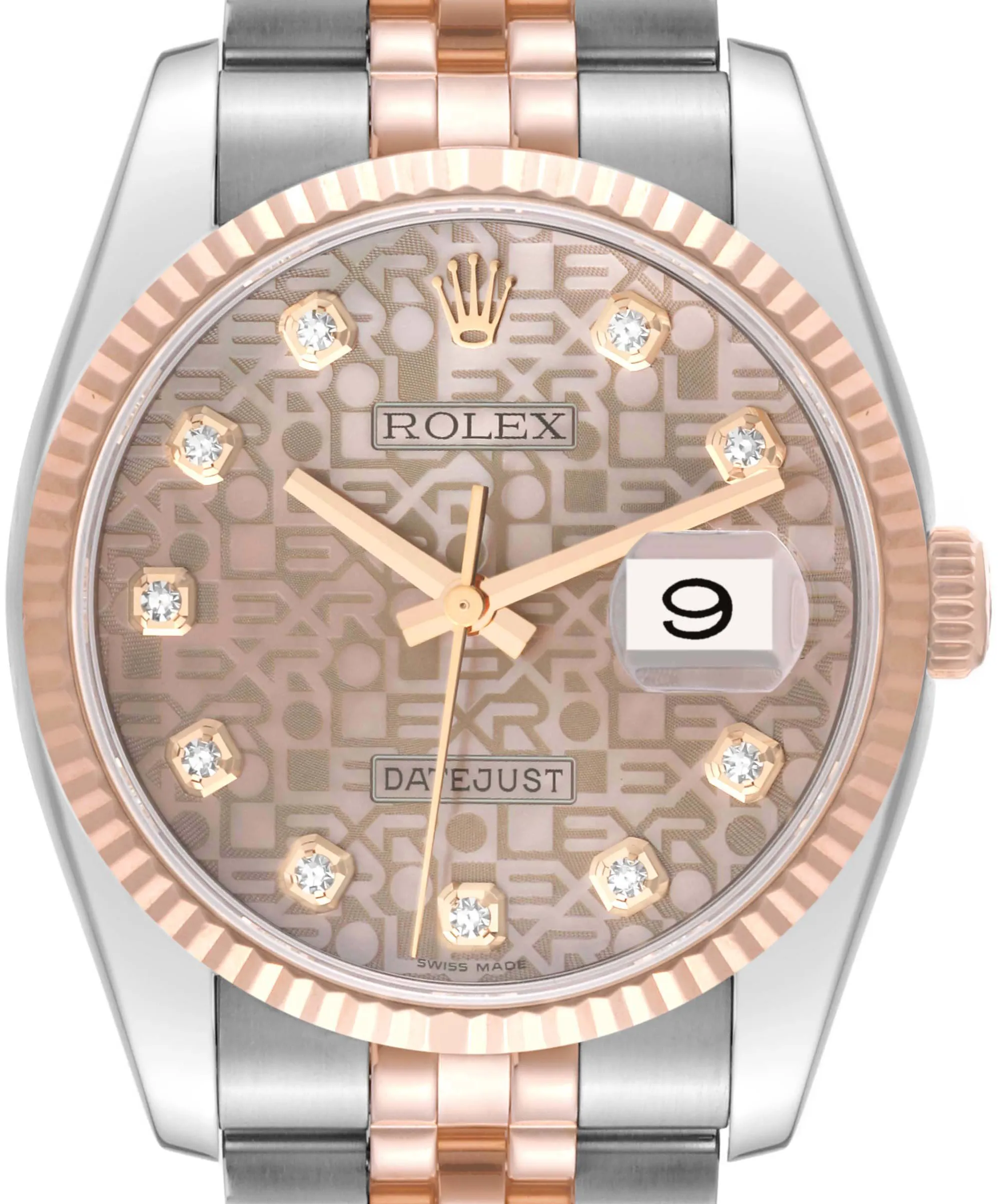 Rolex Datejust 36 116231 36mm Stainless steel and Everose gold Jubilee